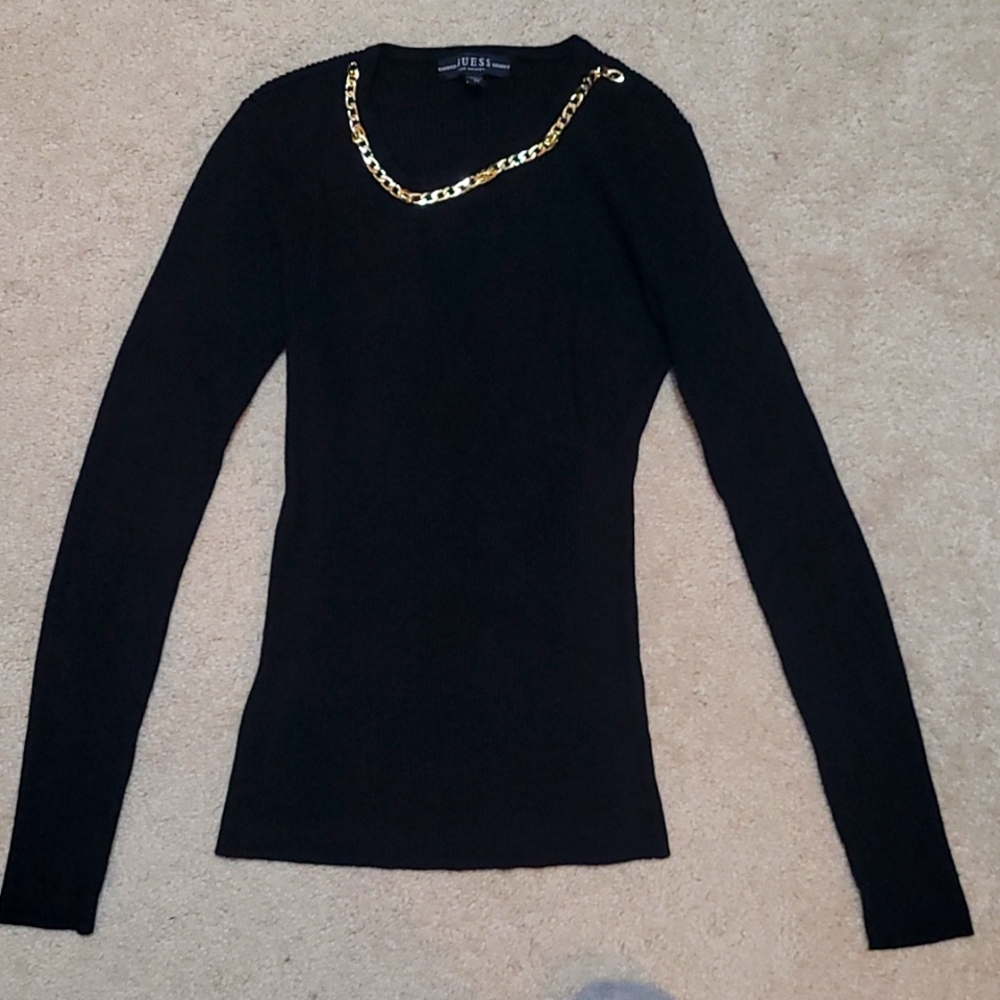 Guess by Marciano gold chain sweater